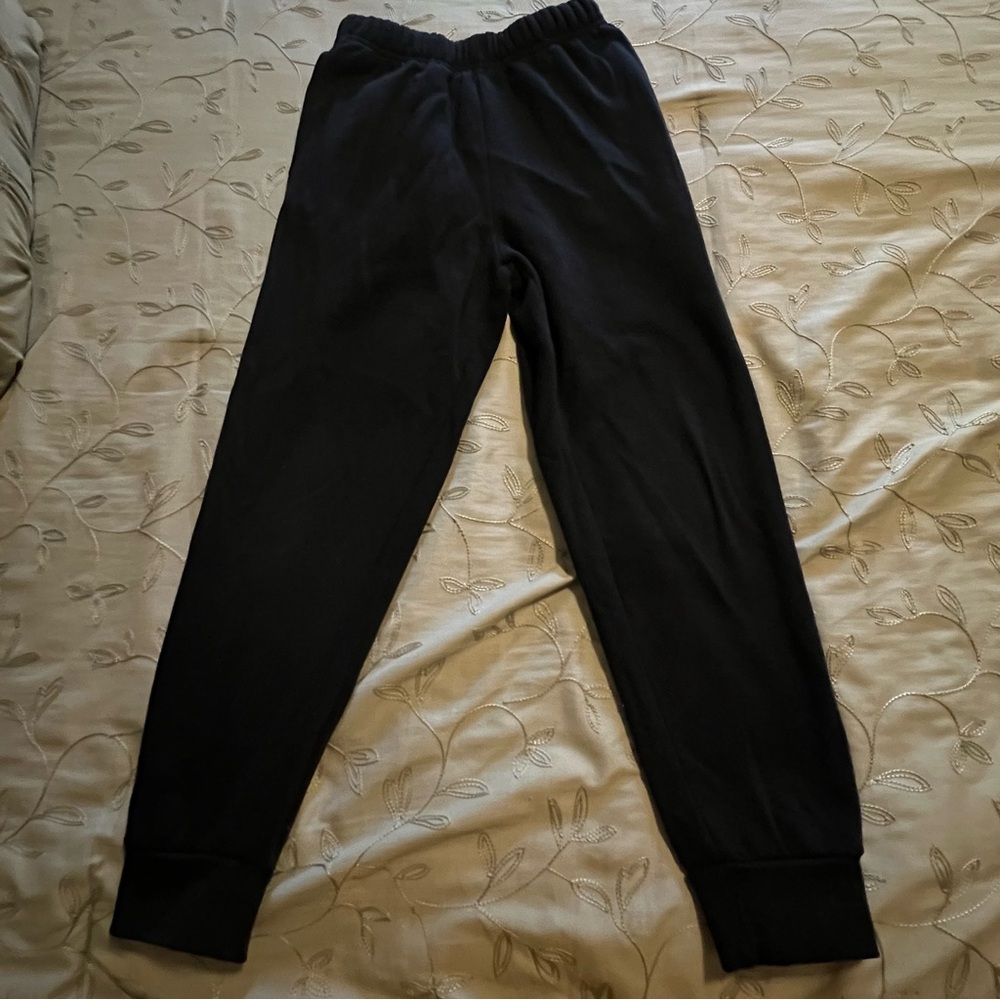 Black Jogger Sweatpants with Tapered Fit